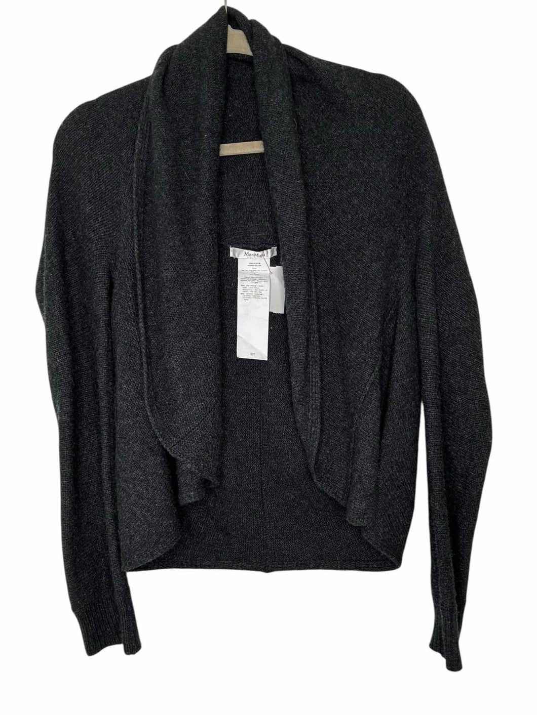 Max Mara Size Large Grey Pre-Owned Sweater- Ladies