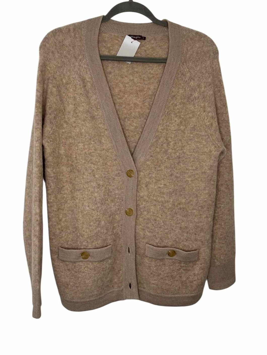 J McLaughlin Size Small Tan Pre-Owned Sweater- Ladies