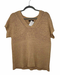 Cable & Gauge Size Medium Tan Pre-Owned Sweater- Ladies