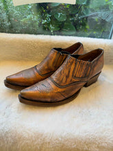 Load image into Gallery viewer, Freebird Size 9 Bronze Pre-Owned Bootie Shoes- Ladies
