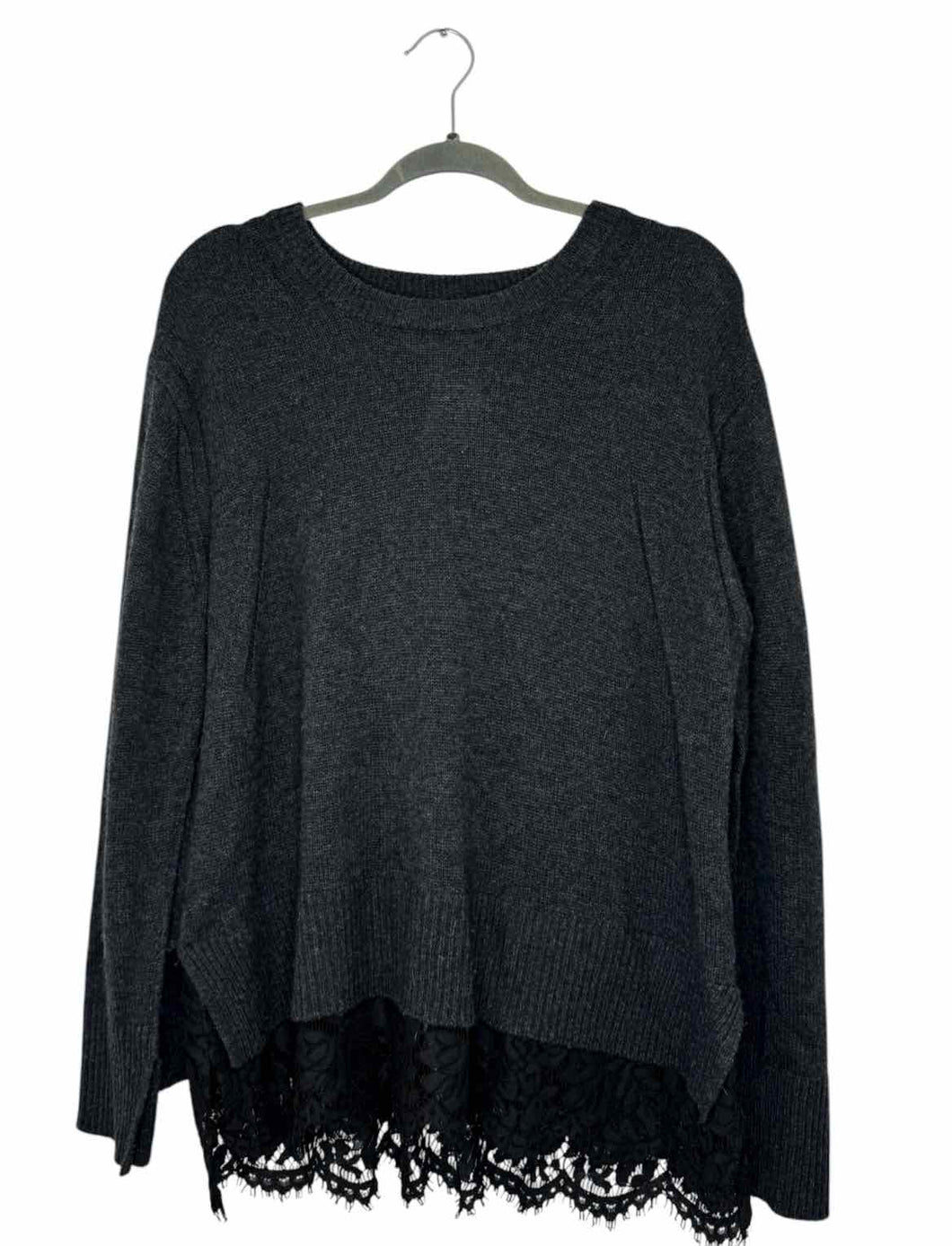 Brochu Walker Size Large Charcoal Pre-Owned Sweater- Ladies