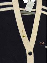 Load image into Gallery viewer, Sea NY Size Medium Navy Print Pre-Owned Sweater- Ladies
