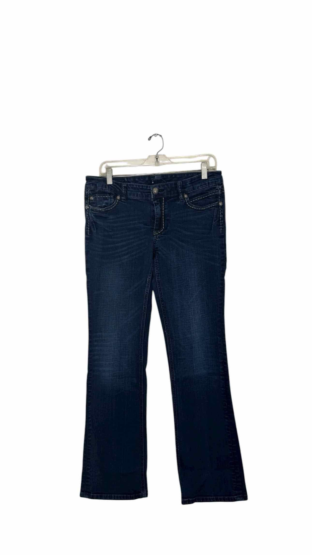 Seven 7 Size 10 Denim Pre-Owned Jeans- Ladies