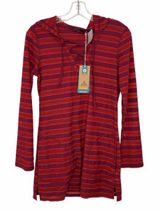 Prana Size X- Small Red Print New w/ Tags Top- Ladies