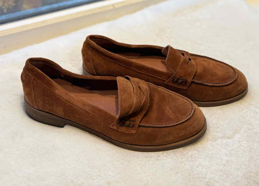 Barney's Size 39 Brown Loafer Pre-Owned Shoes- Ladies