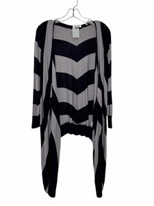 Barney's Size Small Navy Print Pre-Owned Sweater- Ladies
