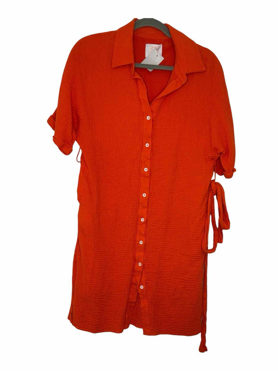Size X- Small Orange Pre-Owned Dress- Ladies