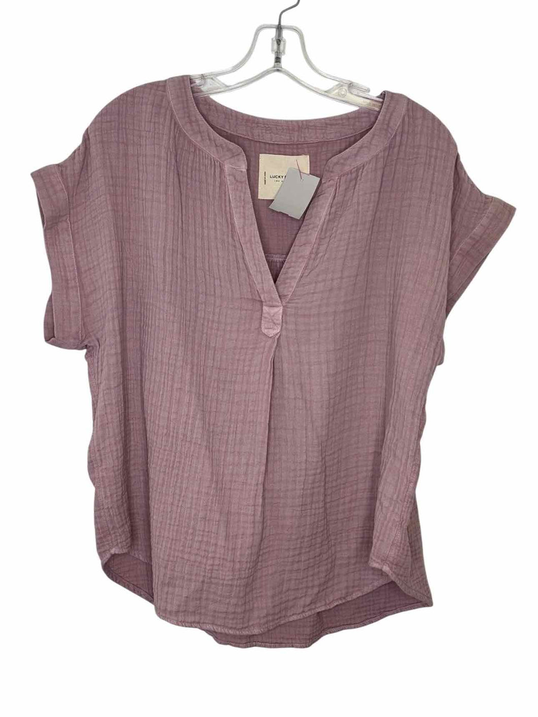 Lucky Brand Size Small Lavender Pre-Owned Top- Ladies