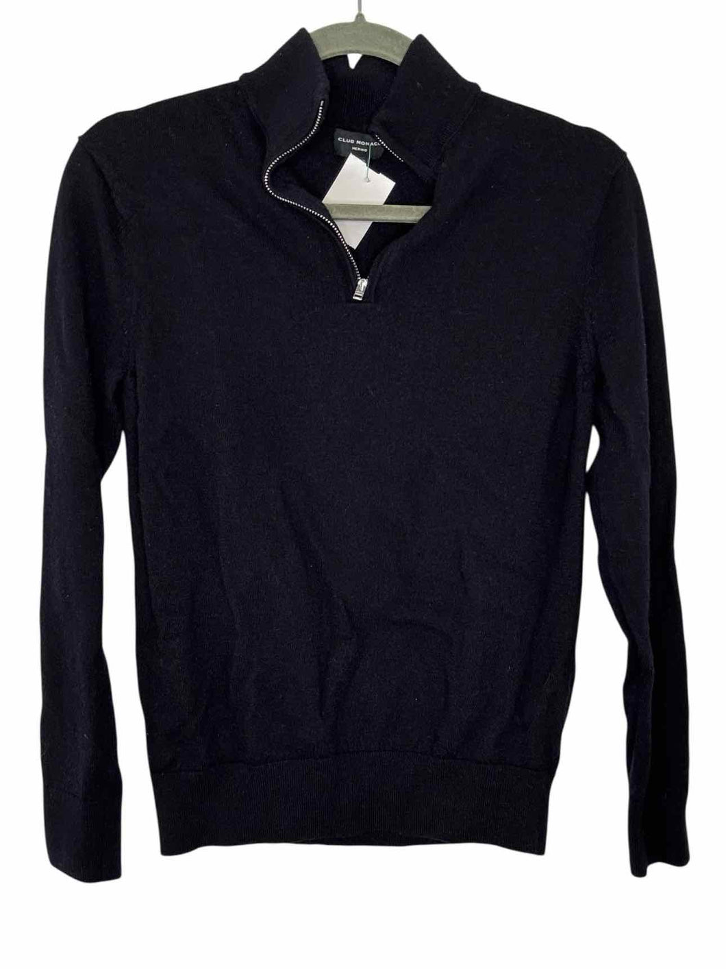 Club Monaco Size X- Small Black Pre-Owned Sweater- Ladies