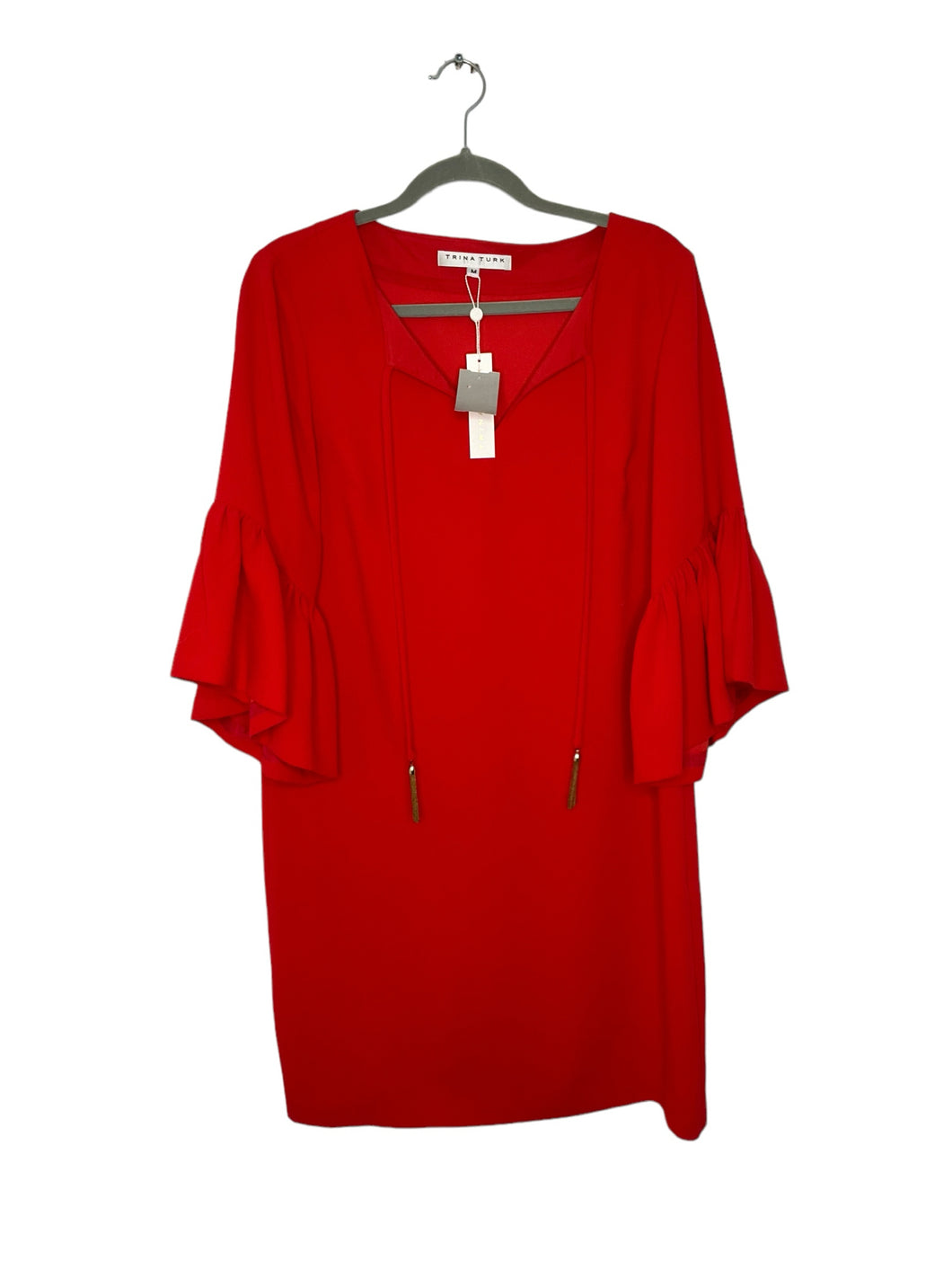 Trina Turk Size Medium Red Dress- Ladies