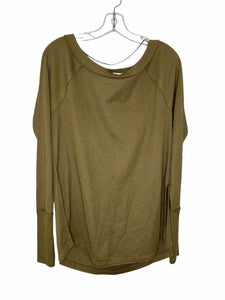Free People Size X- Small Olive Pre-Owned Top- Ladies