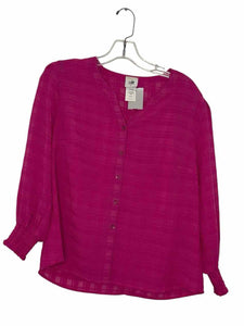 Cabi Size Small Pink Pre-Owned Blouse- Ladies