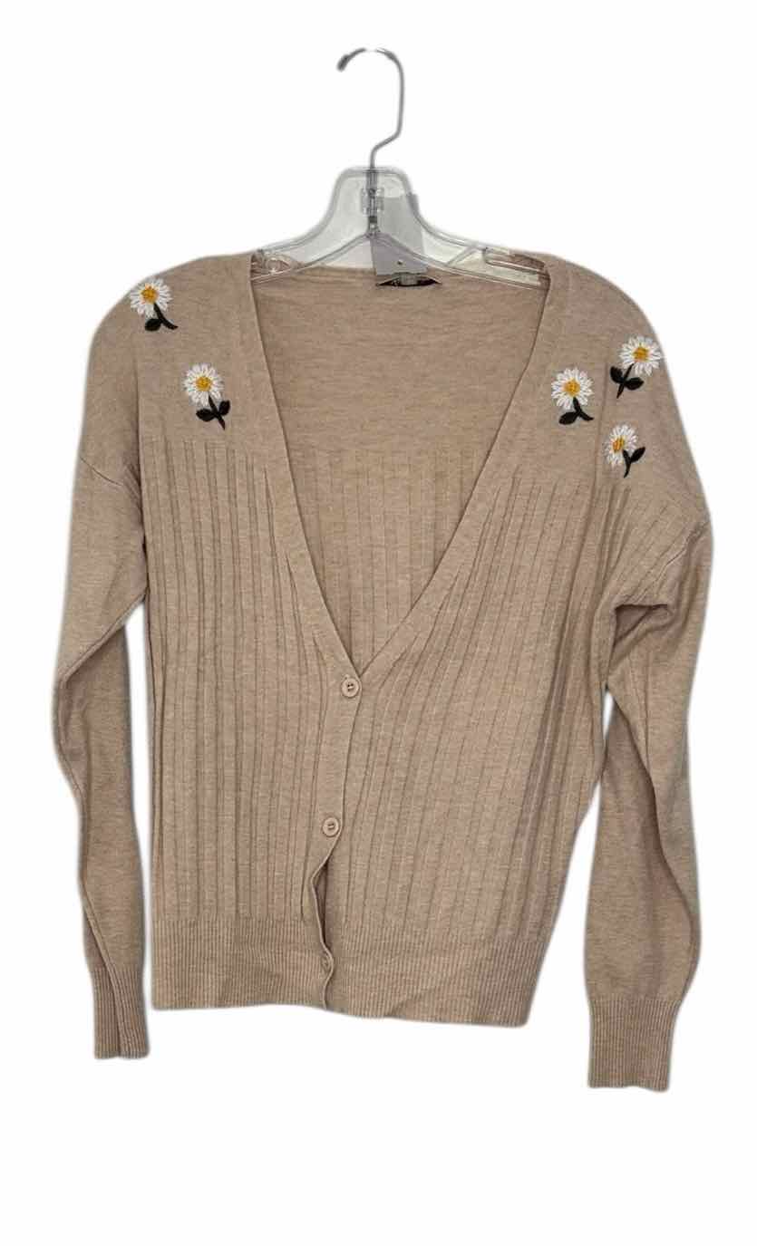 Vila Milano Size Medium Beige Pre-Owned Sweater- Ladies