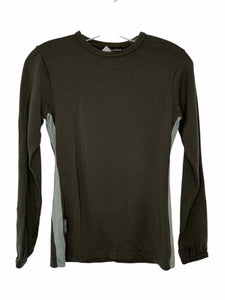 Icebreaker Size X- Small Olive Pre-Owned Top- Ladies