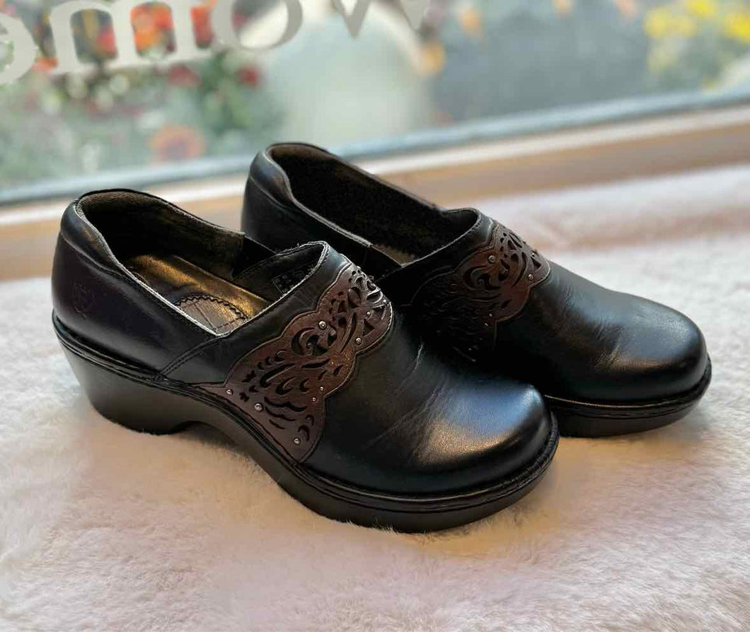 Ariat Size 8 Blk/Brn Clog Pre-Owned Shoes- Ladies