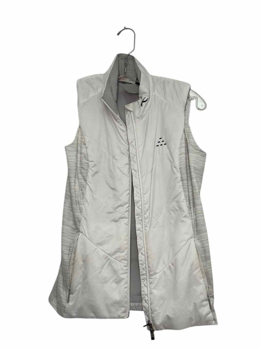 KJUS Size X- Small White Pre-Owned Vest- Ladies