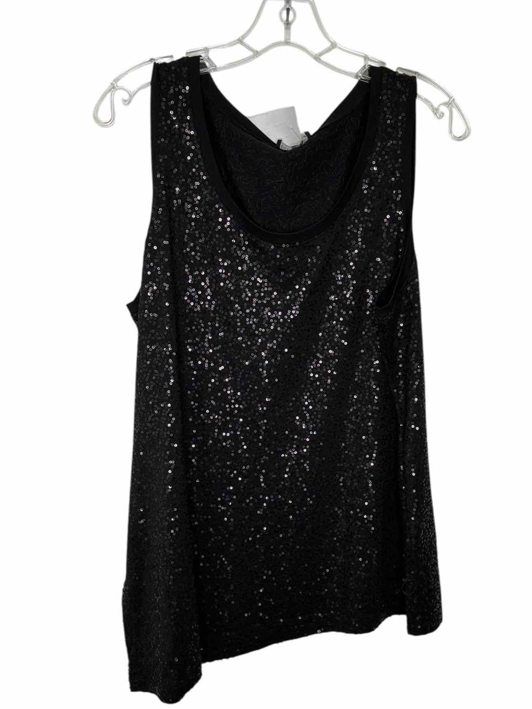 Eileen Fisher Size Medium Black Pre-Owned Tank Top- Ladies