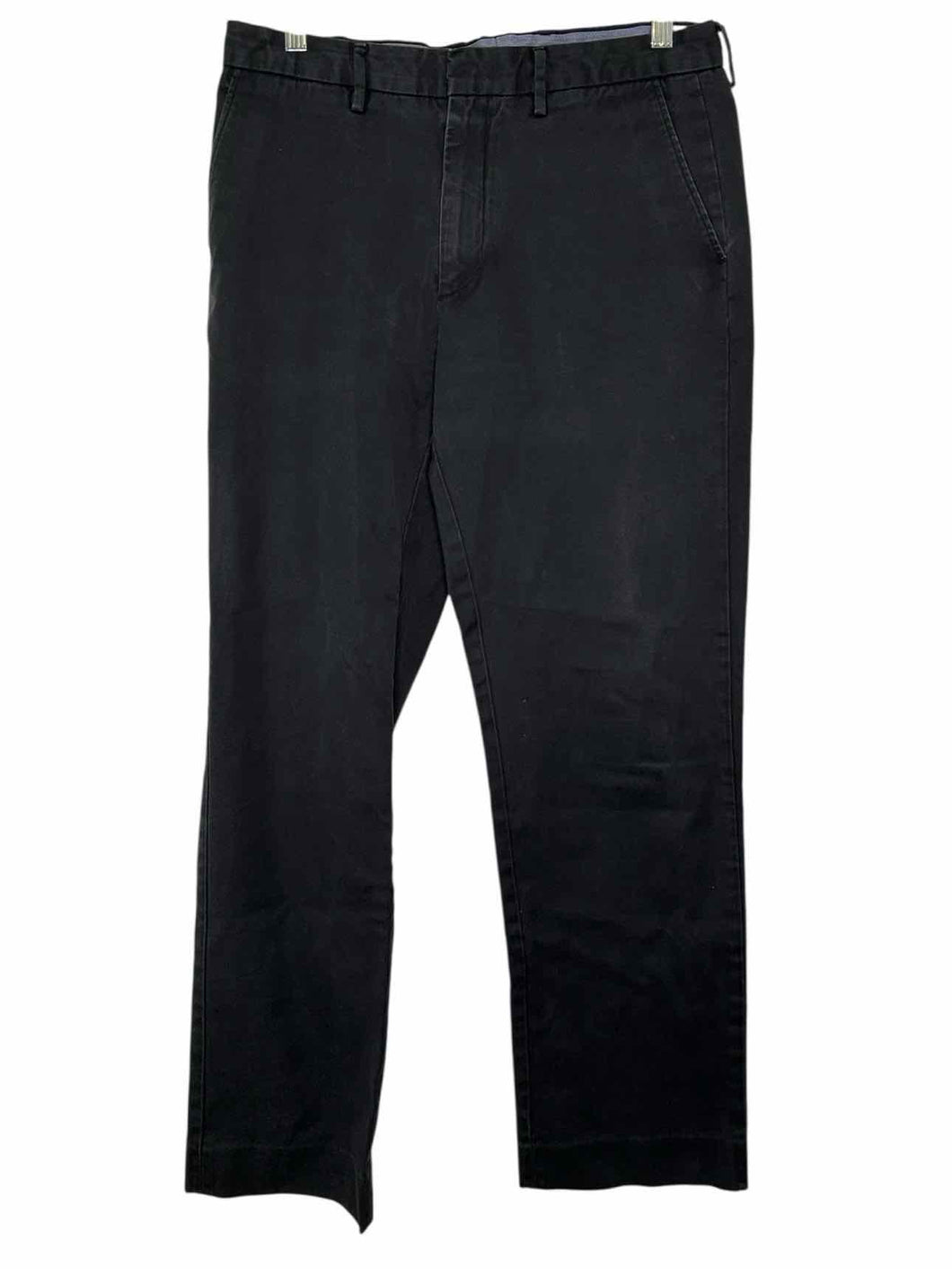 J Crew Size 32 X 30 Black Pre-Owned Pants- Mens