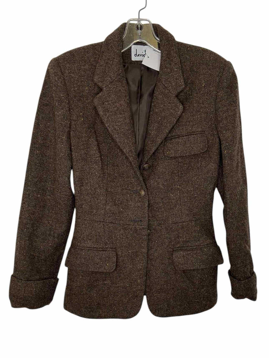 Size X- Small Brown Pre-Owned Blazer/Indoor Jacket- Ladies