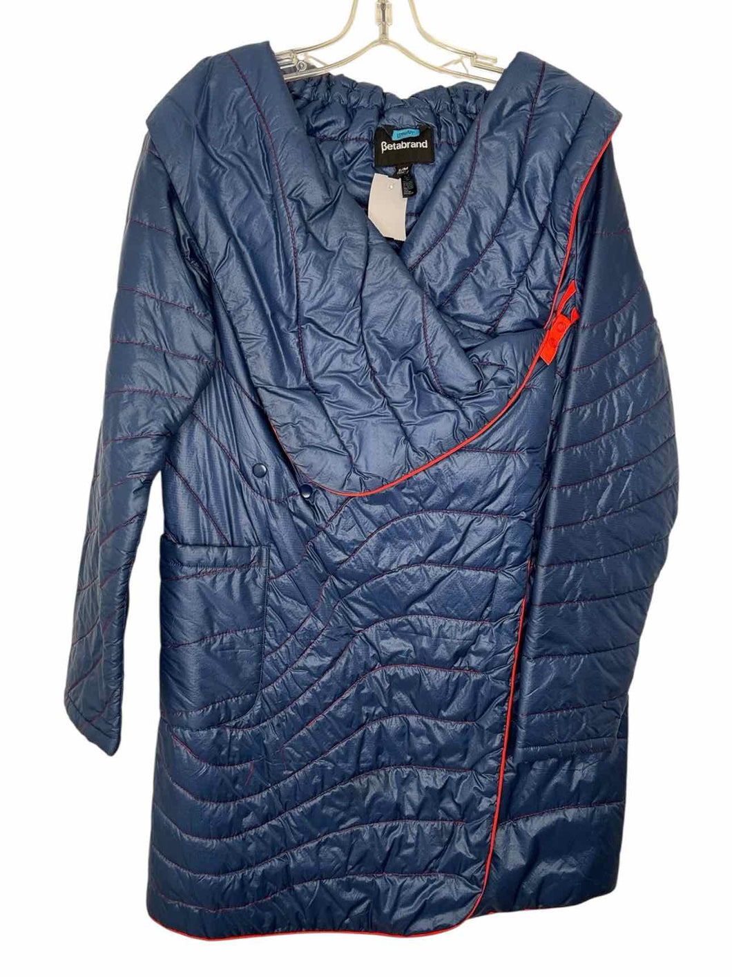 Betabrand Size S/M Navy Pre-Owned Coat- Ladies