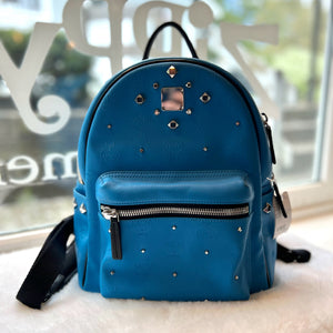 MCM Blue Backpack- Ladies