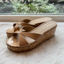 Load image into Gallery viewer, Stuart Weitzman Size 8 Nude Wedge Pre-Owned Shoes- Ladies
