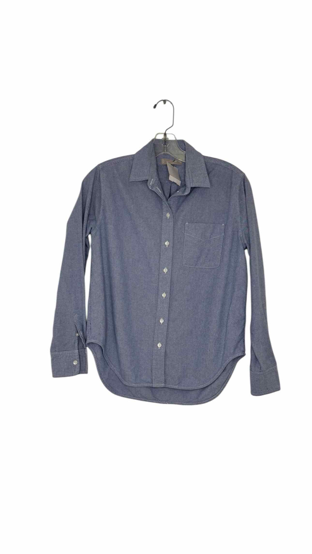 Everlane Size 0 Blue Pre-Owned Shirt- Ladies