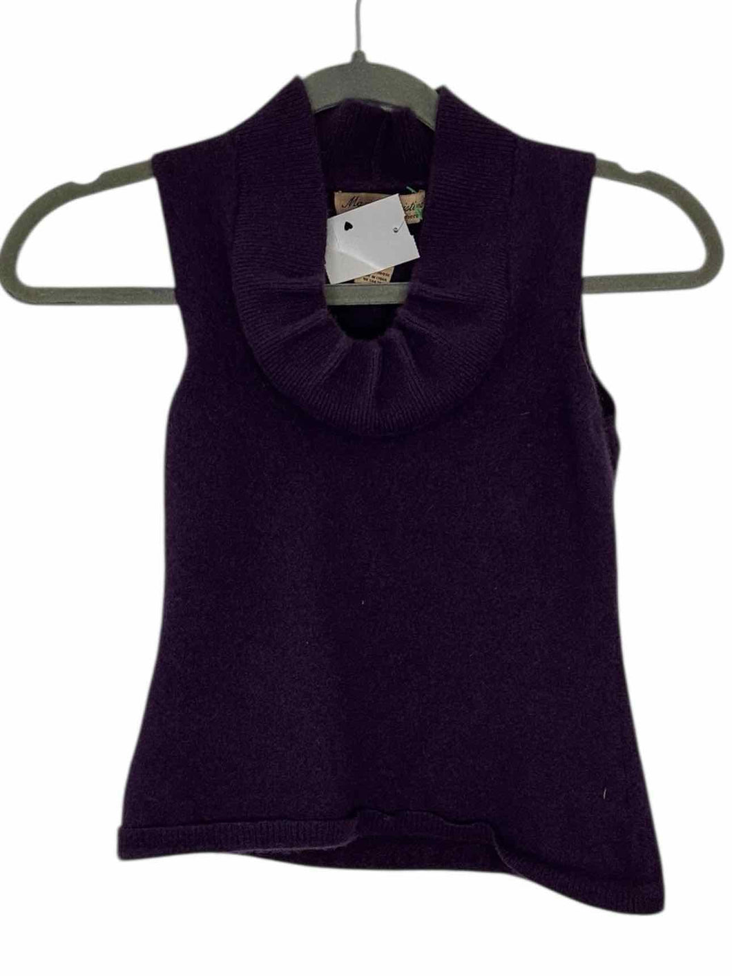 Marisa Christina Size Medium Purple Pre-Owned Sweater- Ladies