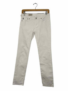 AG Size 27 White Pre-Owned Jeans- Ladies