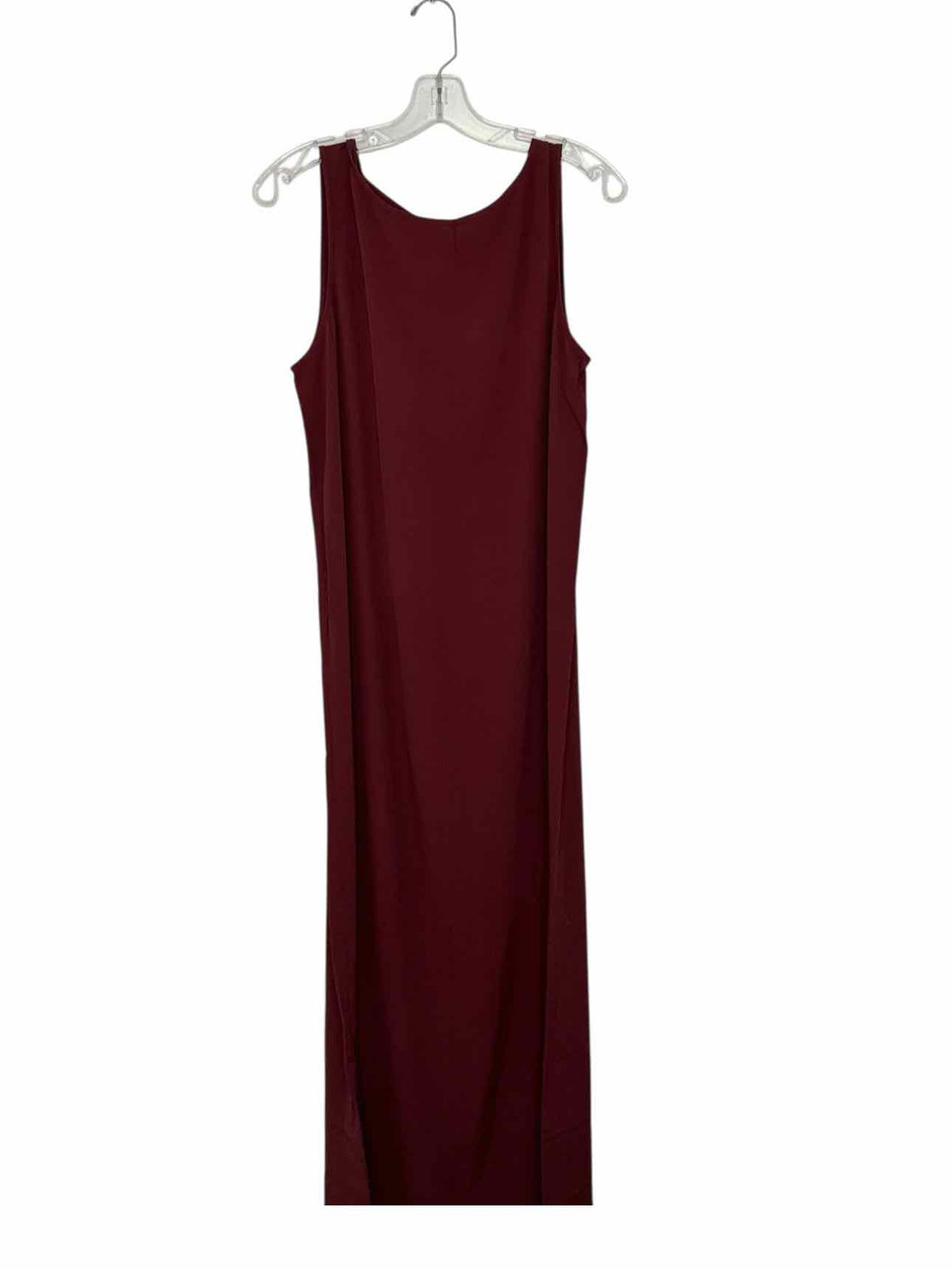 Eileen Fisher Size Small Burgundy Pre-Owned Dress- Ladies