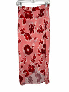 Lela Rose Size 2 Pink Print Pre-Owned Skirt- Ladies