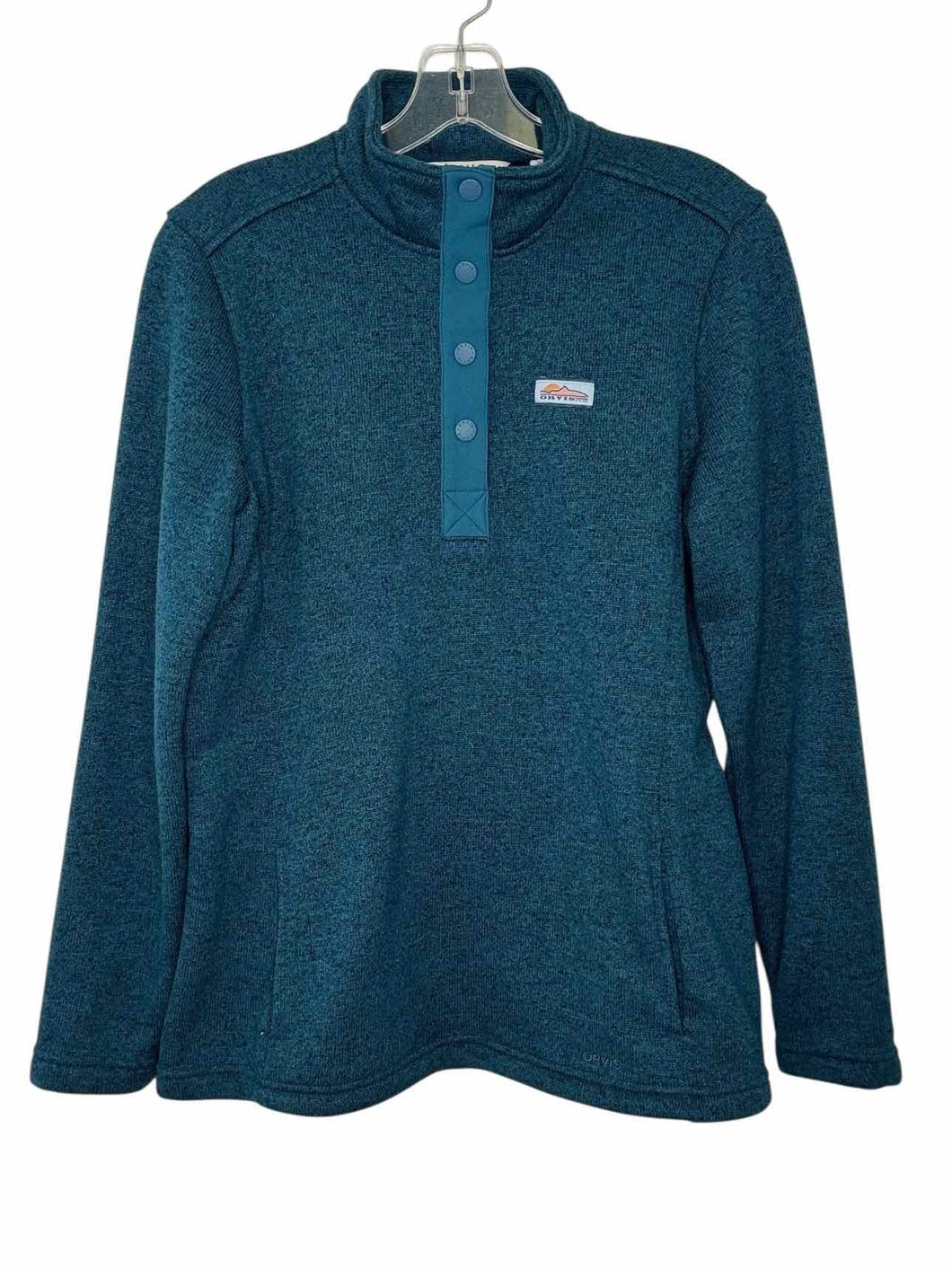 Orvis Size Small Teal Pre-Owned Pullover- Ladies