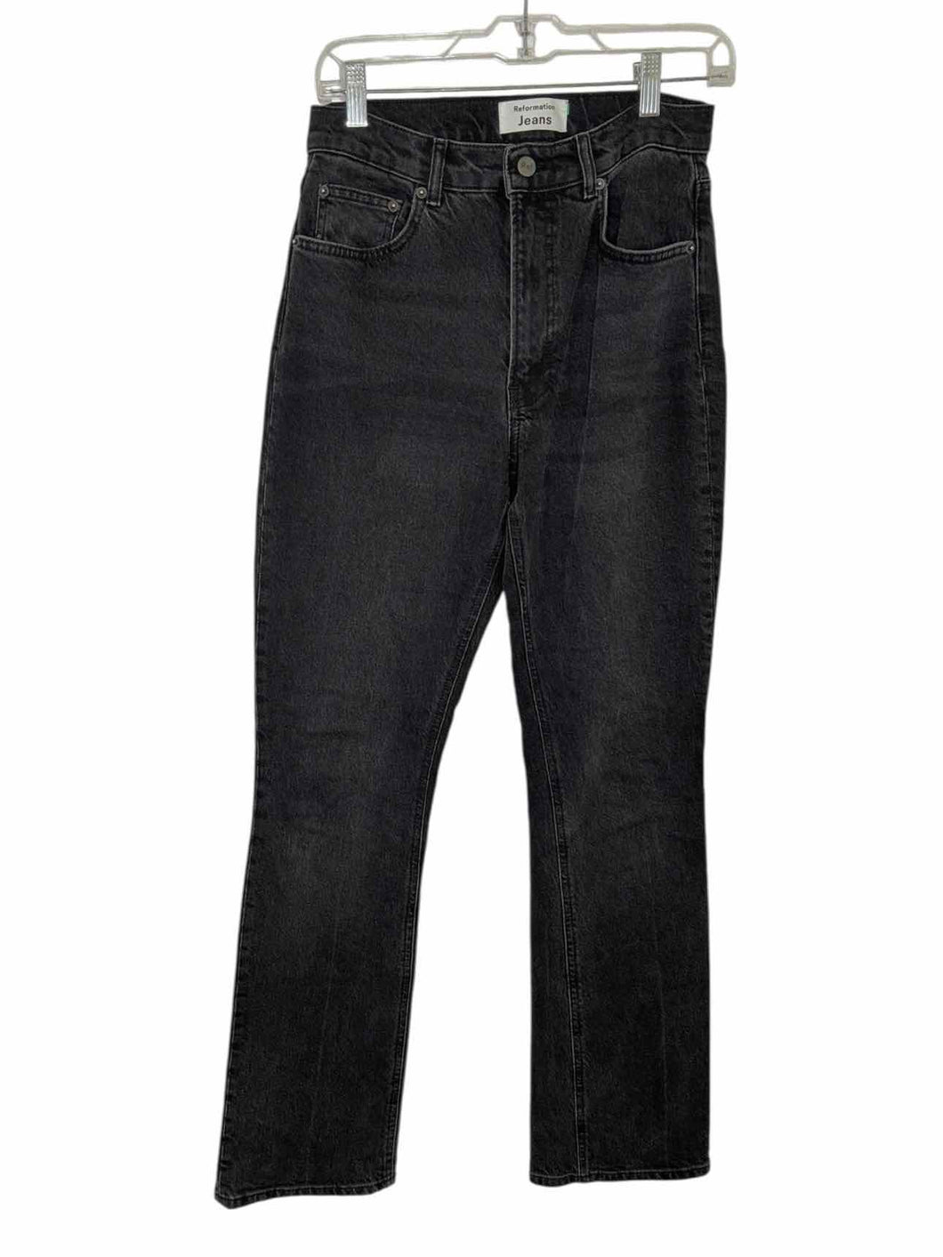 Reformation Size 27 Black Pre-Owned Jeans- Ladies