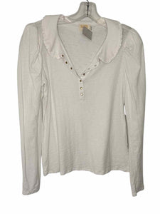Nation LTD Size Medium White Pre-Owned Pullover- Ladies