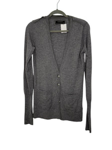 Club Monaco Size Medium Grey Pre-Owned Sweater- Ladies