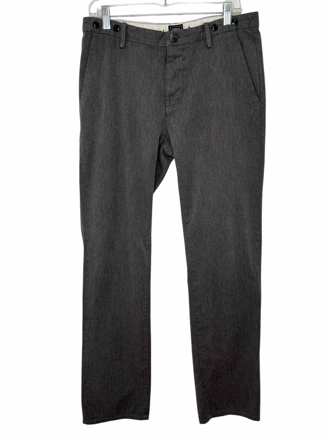 Obey Size 32 Grey Pre-Owned Pants- Mens