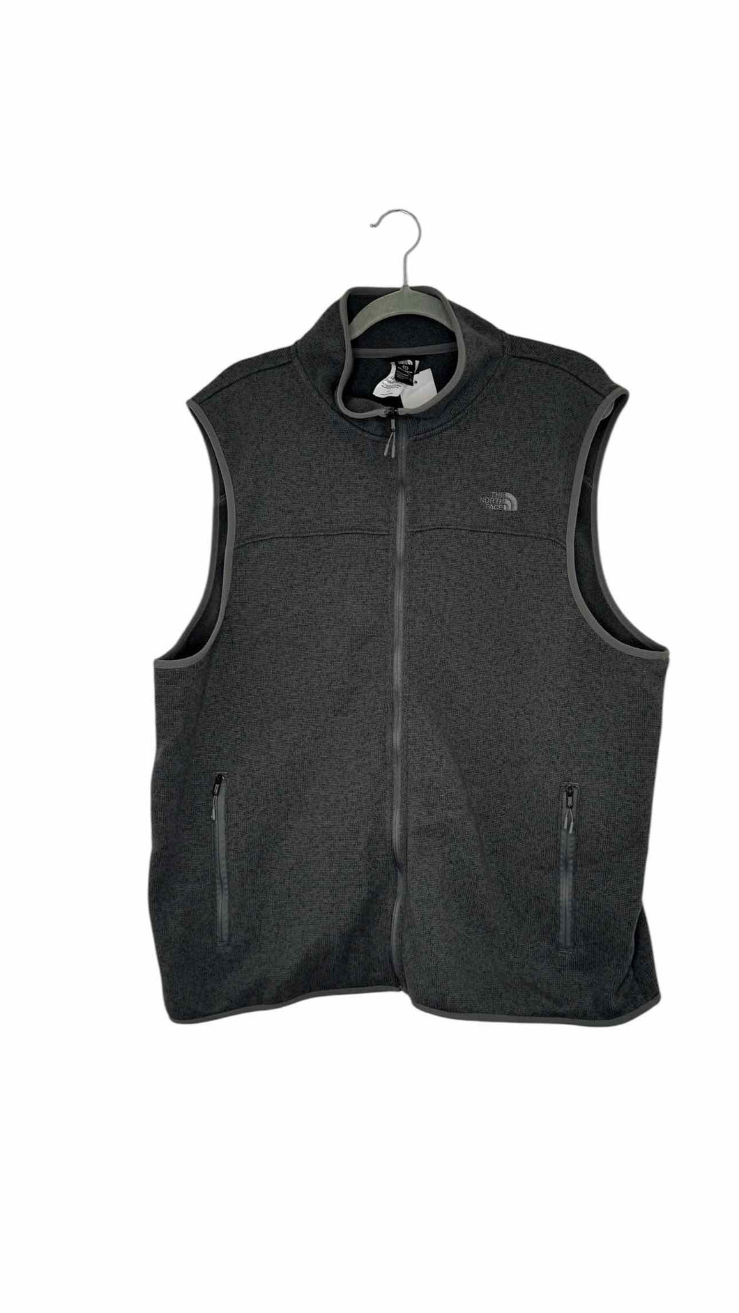 North Face Size XL Grey Pre-Owned Vest- Mens
