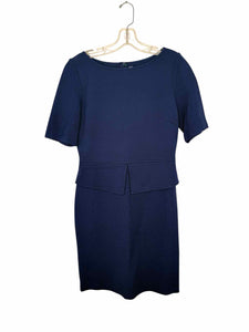 St John Size 6 Navy Pre-Owned Dress- Ladies