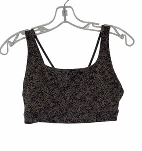 Athleta Size Small Brown Print Pre-Owned Activewear- Bra