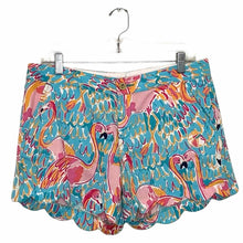 Load image into Gallery viewer, Lilly Pulitzer Size 8 Turquoise Print Pre-Owned Shorts- Ladies
