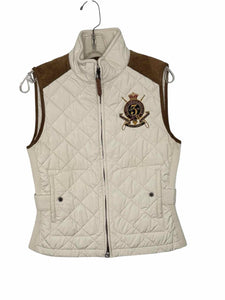 Ralph Lauren Sport Size Medium Cream Pre-Owned Vest- Ladies