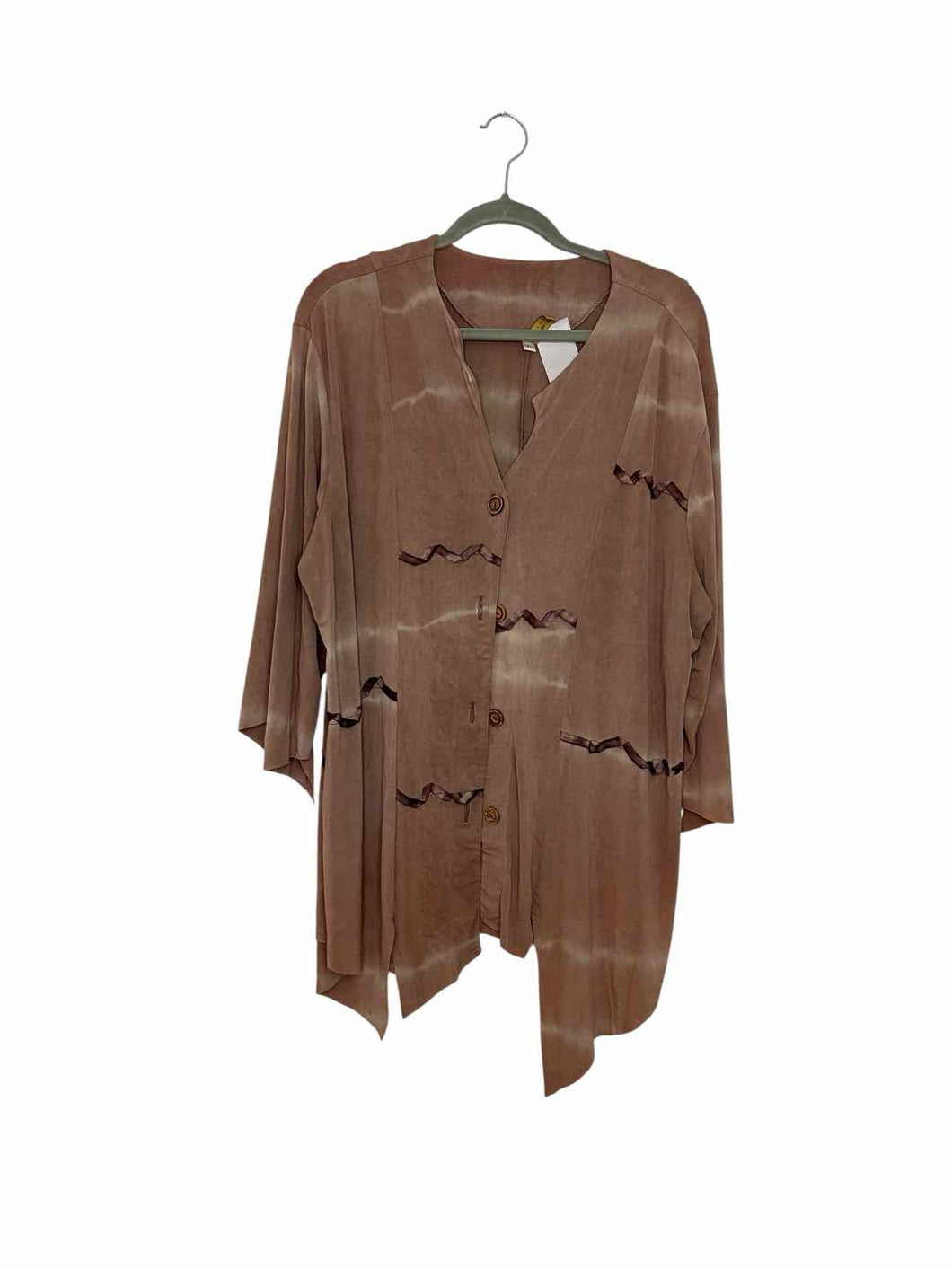 Size Large Lt. Brown Pre-Owned Blazer/Indoor Jacket- Ladies