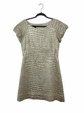 Load image into Gallery viewer, Size 10 Gold Print Pre-Owned Dress- Ladies
