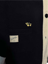 Load image into Gallery viewer, Sea NY Size Medium Navy Print Pre-Owned Sweater- Ladies
