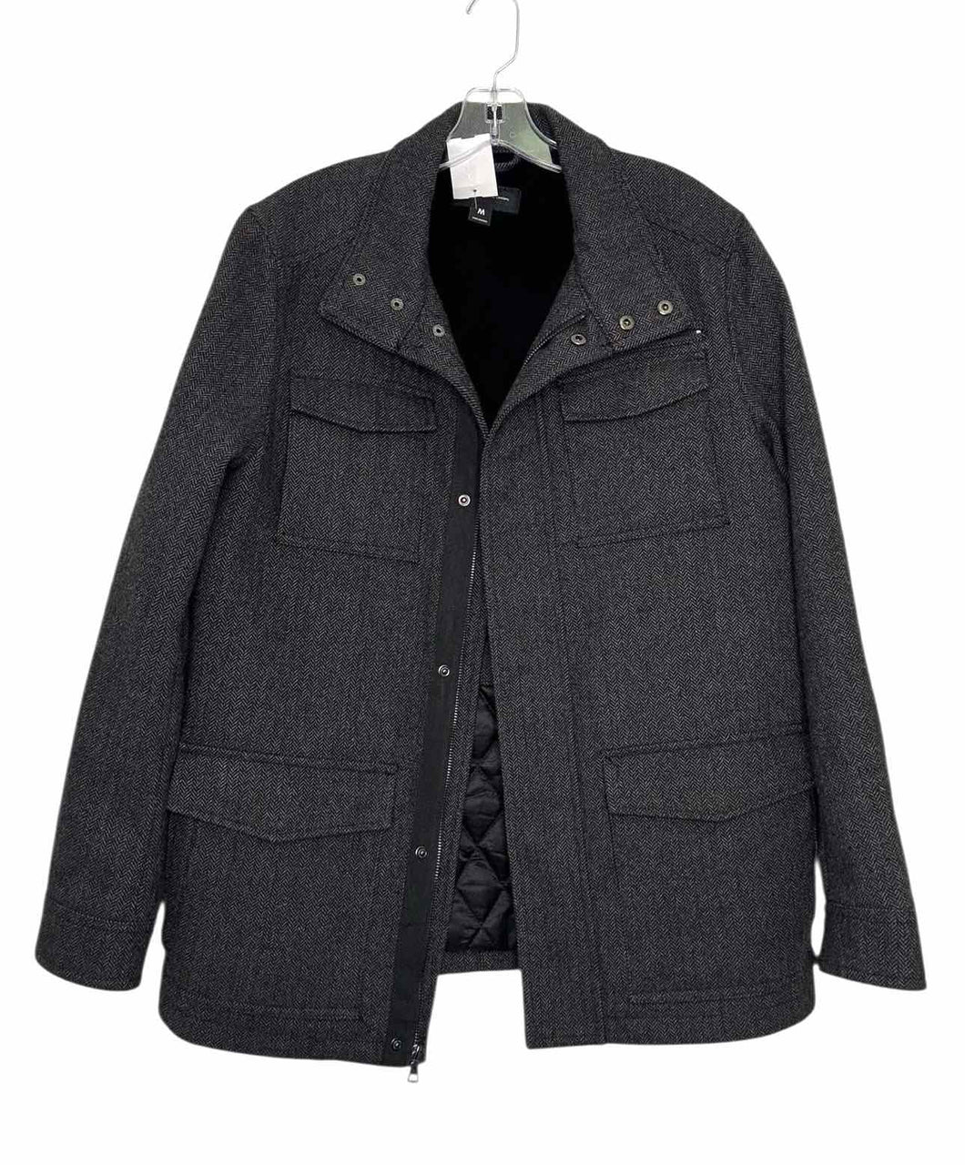 INC Size M Herringbone Pre-Owned Jacket- Mens