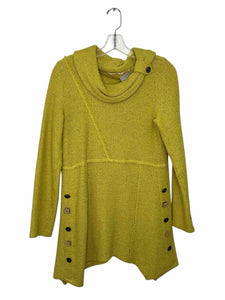 Soft Surroundings Size X- Small Chartreuse Pre-Owned Sweater- Ladies