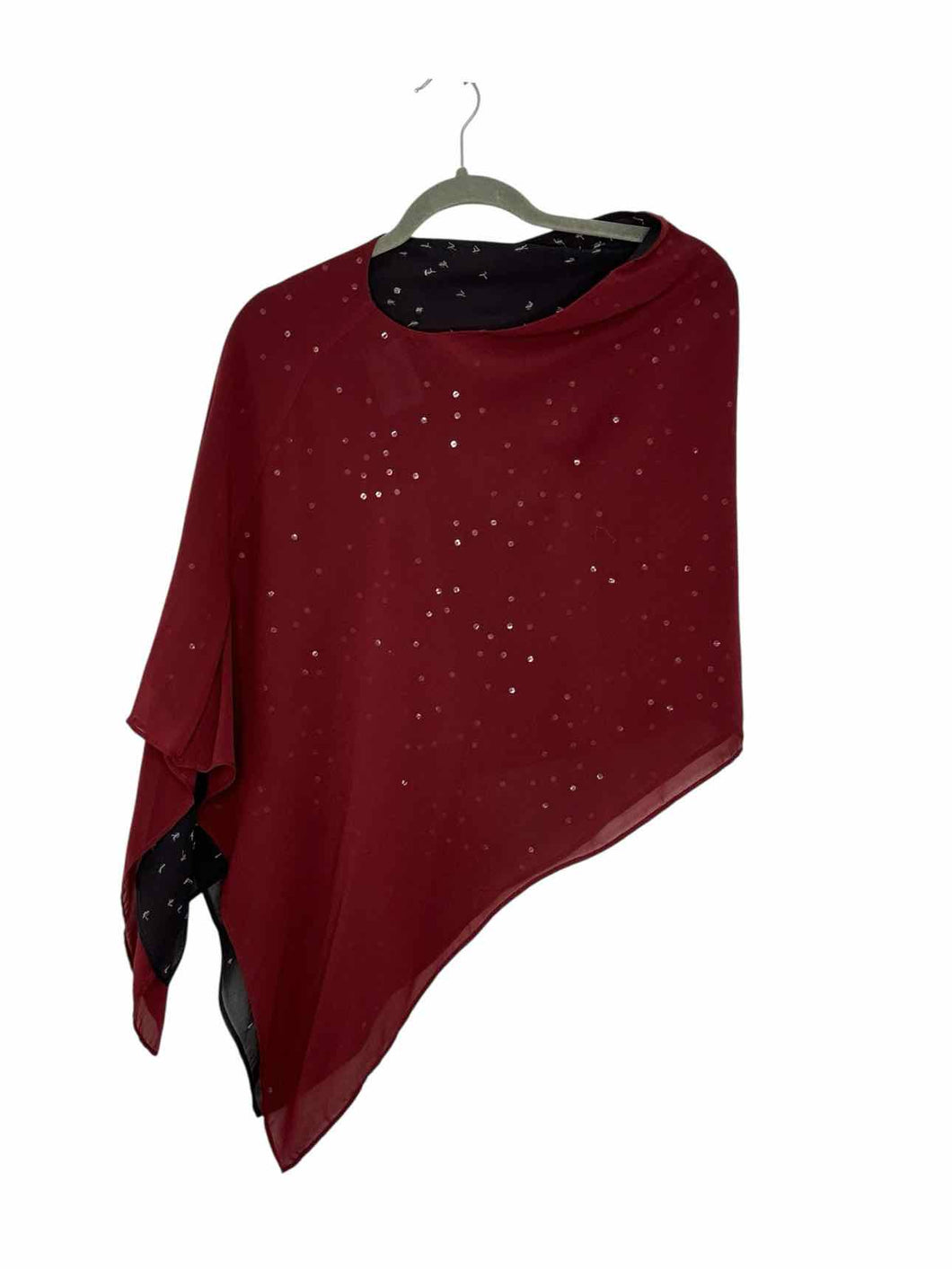 Size One Size Burgundy Pre-Owned Blazer/Indoor Jacket- Ladies
