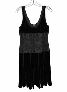 Sigrid Olsen Size 8 Black Pre-Owned Dress- Ladies