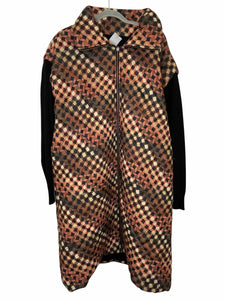Bl^nk London Size Small Black Print Pre-Owned Jacket- Ladies