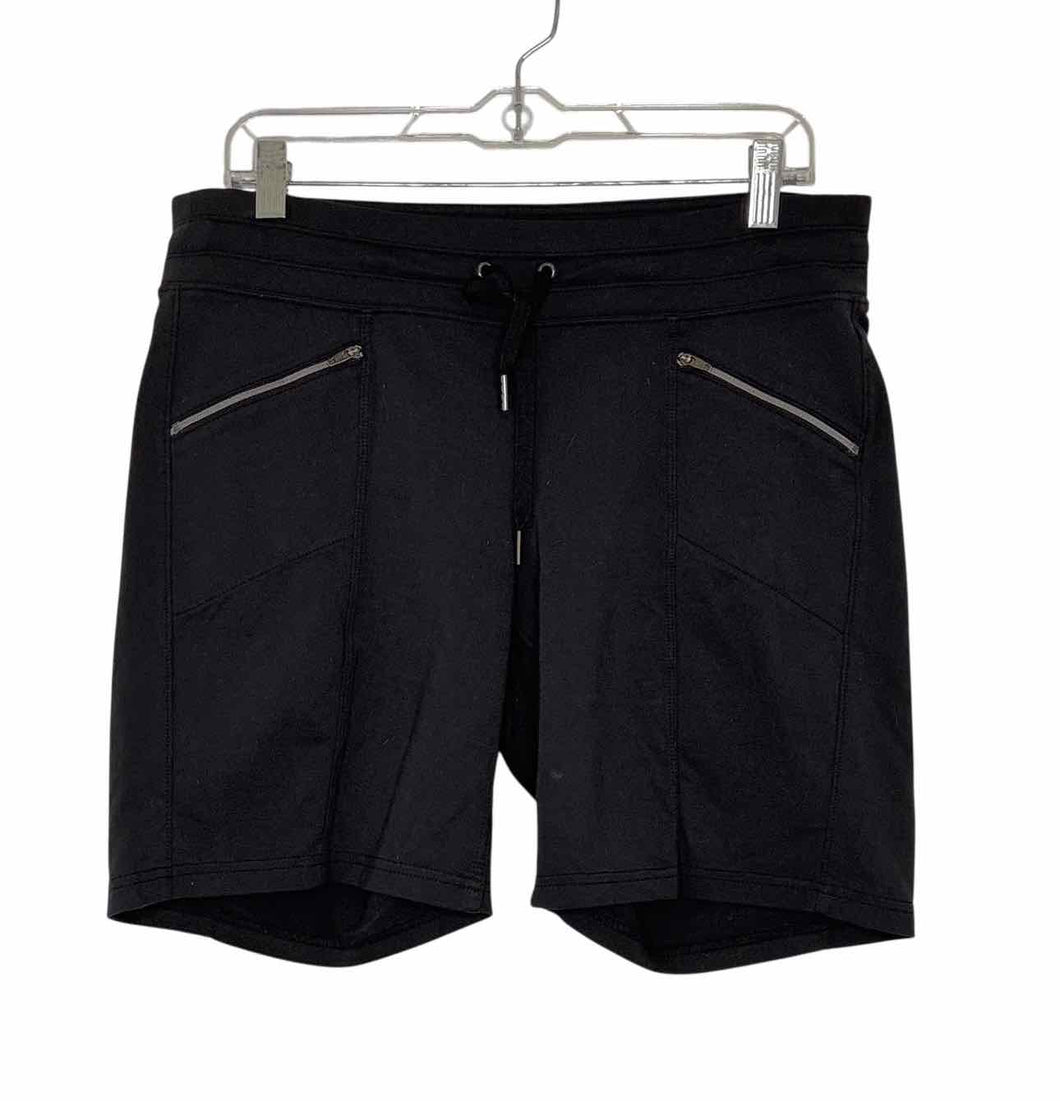 Athleta Size Medium Black Pre-Owned Shorts- Ladies